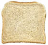 Single slice of white bread representing one ounce